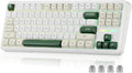 K734W Wireless Mechanical Keyboard, Tri Mode BT5.0/2.4G/USB-C 75% 81 Keys TKL Custom Hot Swappable Gaming Keyboard, Pre-Lubed Linear Switches,Rgb Gasket Computer Creamy Keyboard, for PC/MAC